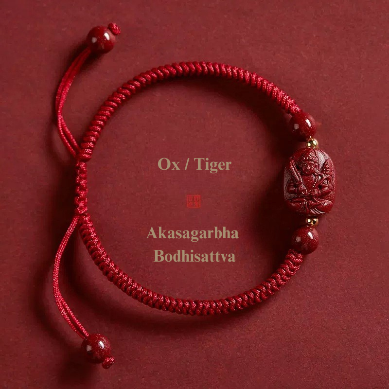 Artisano Zodiac Bracelet Handwoven Red Thread