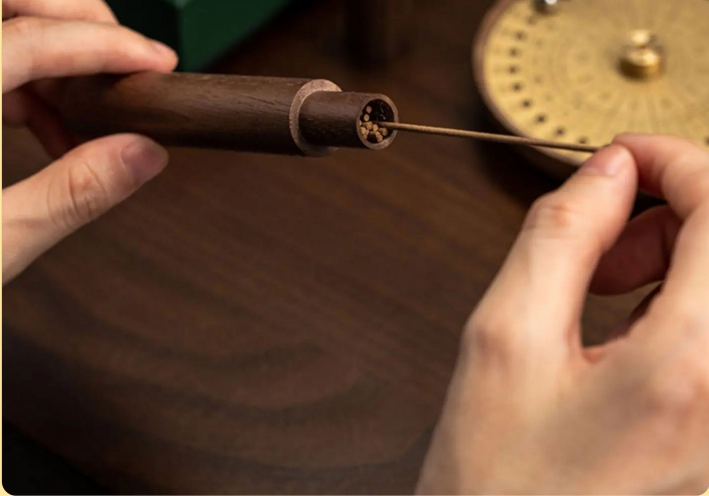 Artisano Solar Dial Incense Holder — 24 Solar Terms Calendar Edition