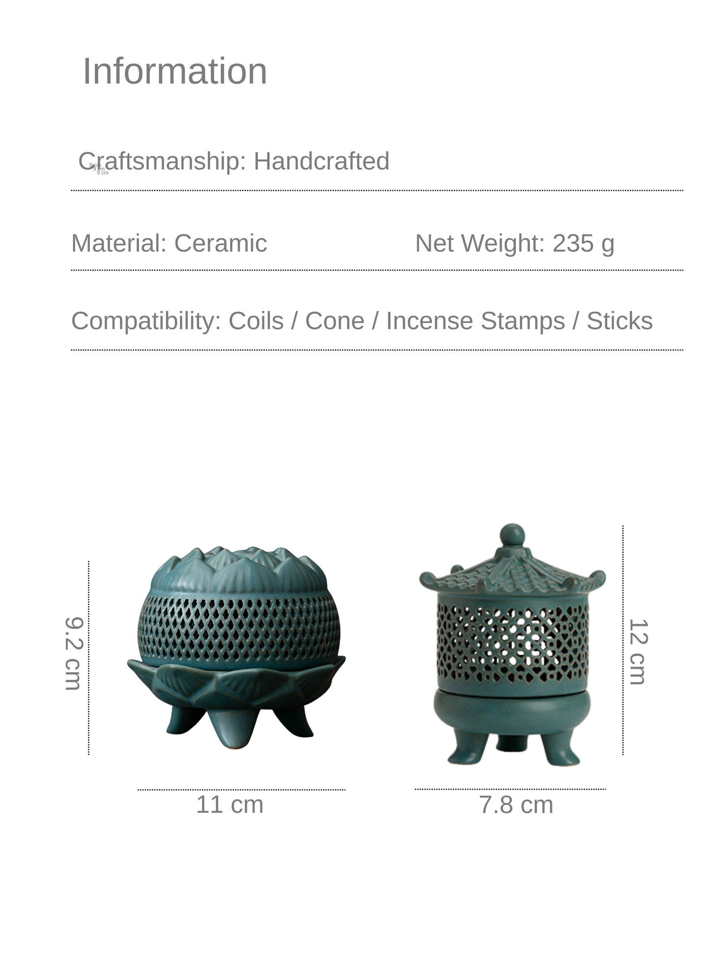 Artisano Handmade Incense Burner