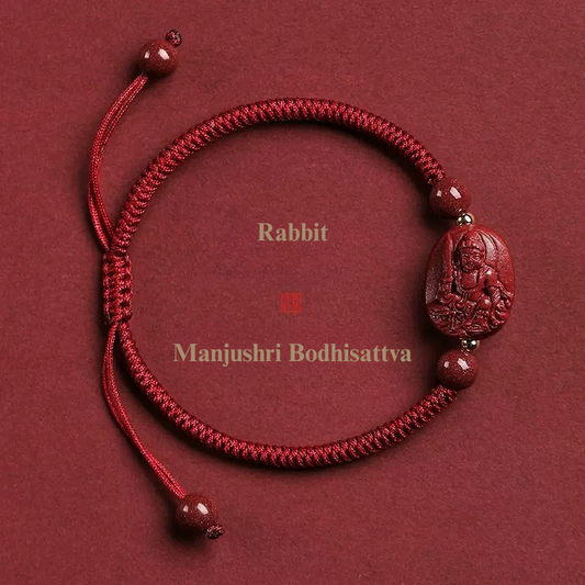 Artisano Zodiac Bracelet Handwoven Red Thread