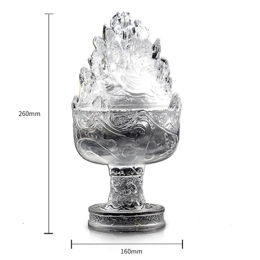 Artisano Handmade Incense Burner Flam-shaped Glass